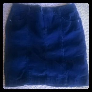 Corduroy skirt