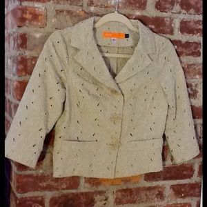 🌺CYNTHIA  STEFFE COTTON CROP JACKET🌺