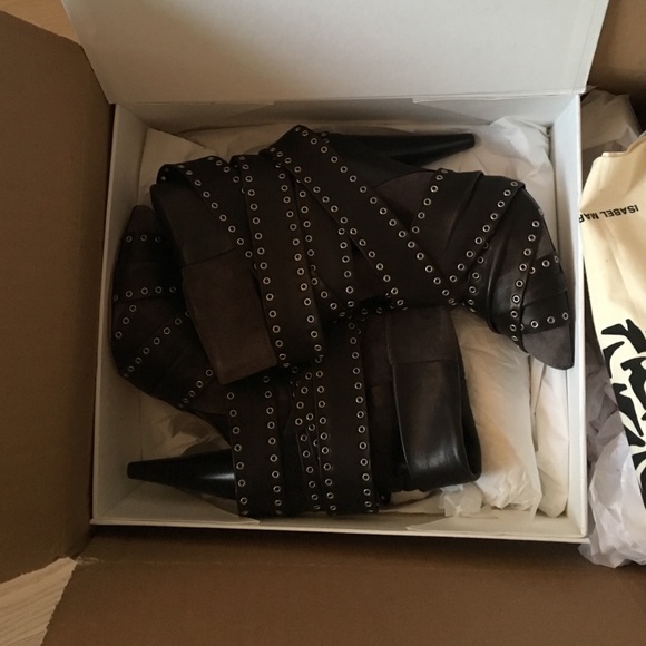 Isabel Marant Aleen booties, leather and suede - Picture 3 of 4