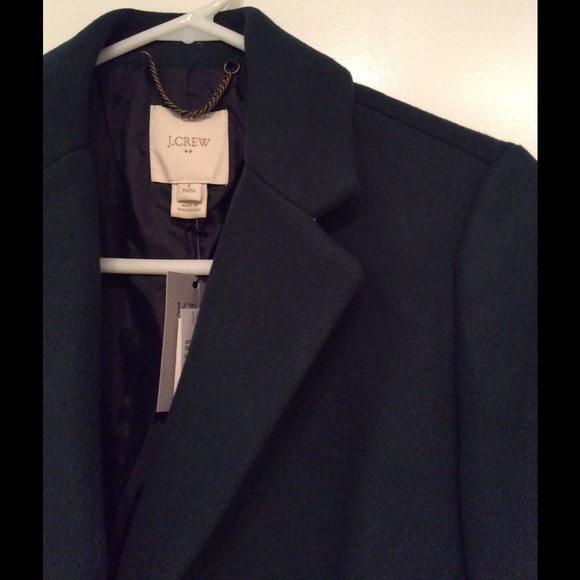 NWT Jcrew Wool Top Coat - 2 PETITE - Picture 2 of 3