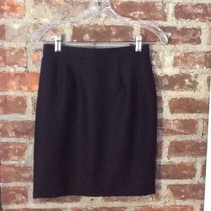 BENETTON CHOCOLATE BROWN PENCIL SKIRT