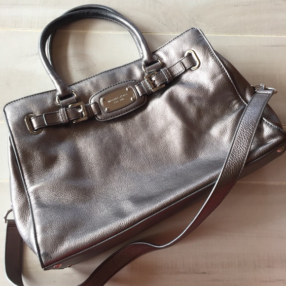 Michael Kors Handbags - Michael Kors Large Chain Hamilton Tote Handbag Bag