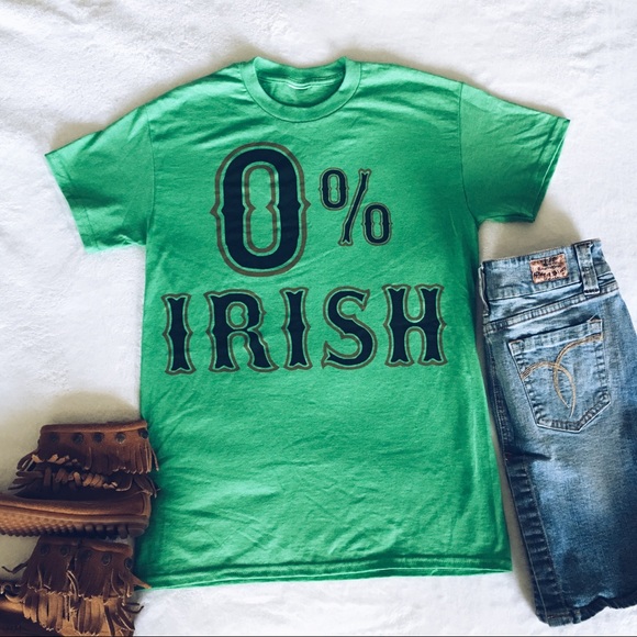 Tops - 0% Irish tee shirt