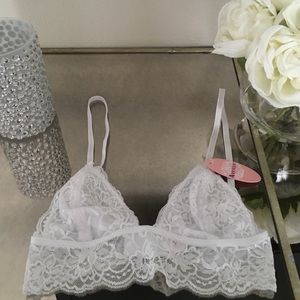 BRAND NEW White Lace Bralette