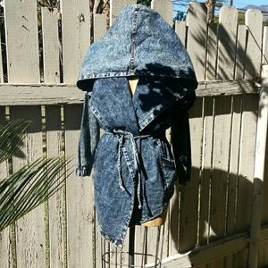 Hooded Jean Jacket