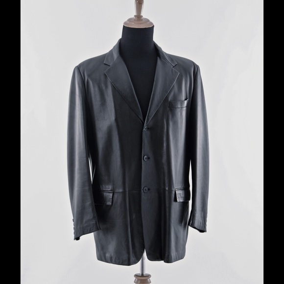 Gianni Versace - Men's Lamb skin leather blazer