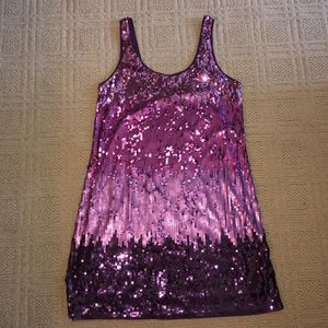 Ombré sequin dress
