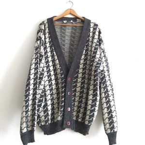 Vintage Houndstooth Sweater