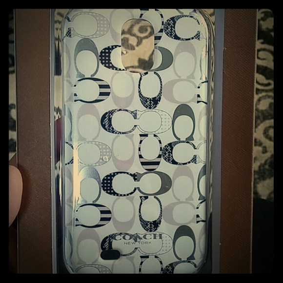 AUTHENTIC coach phone case for galaxy s4