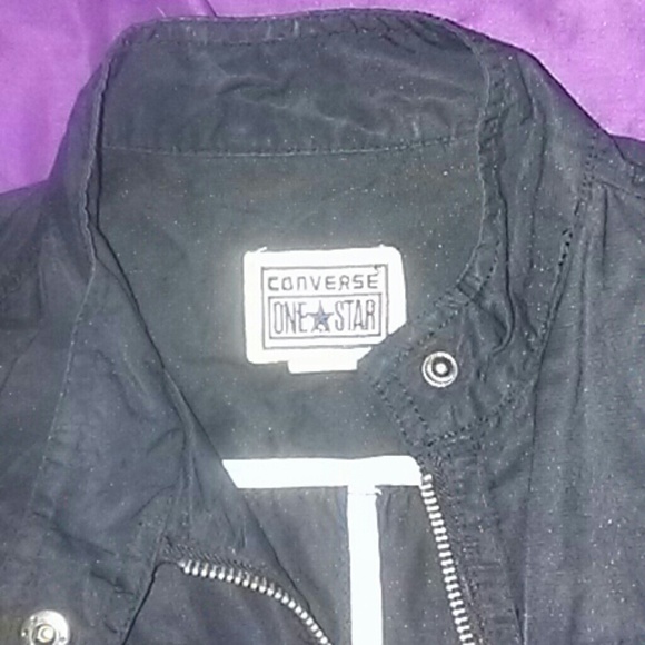 🚫🚫Traded🌺 Converse nylon/ cotton jacket - Picture 3 of 4