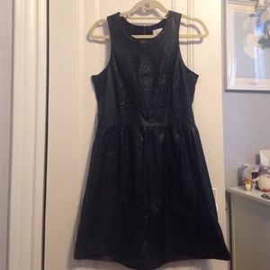 LAST CHANCE!! Anthro faux leather dress by Sabine