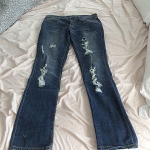 Victoria Secret Brand Jeans- Ripped Style, Size 6