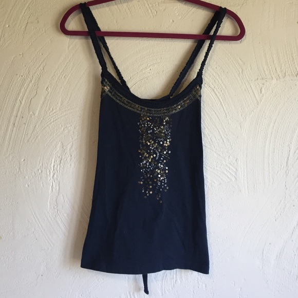 Open back, beautifully embroidered summer top.