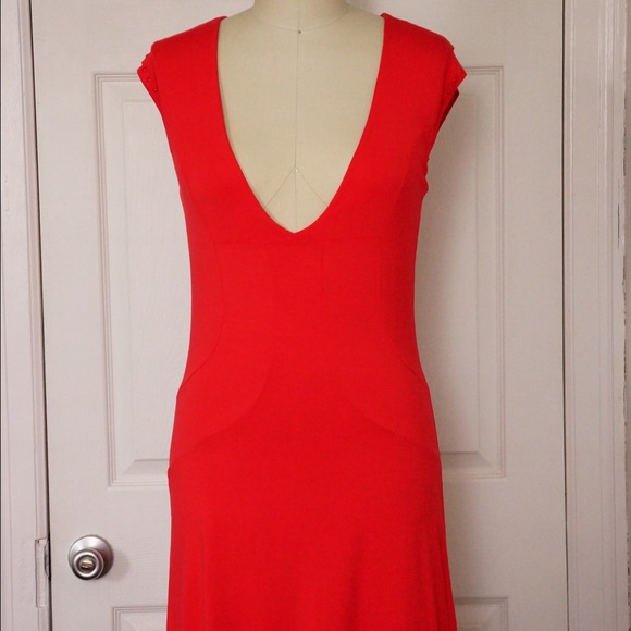 Knit orange/red Diesel dress