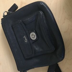 Black coach cross body