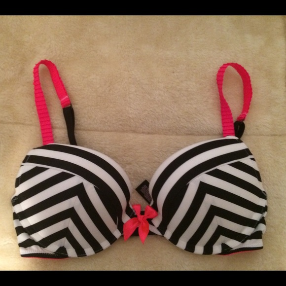 Pink and stripes VS bra