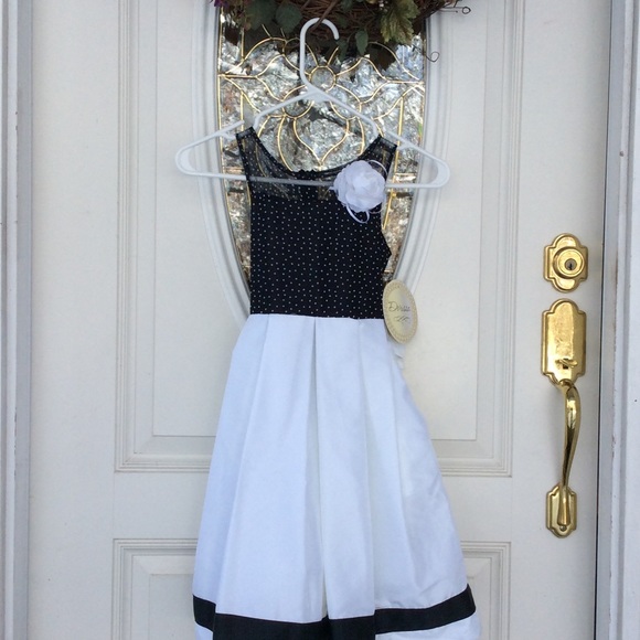 Black and White Polka Dot Dress