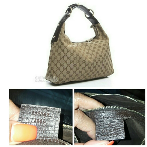 Gucci monogram canvas horsebit hobo. Pre- loved - Picture 2 of 4