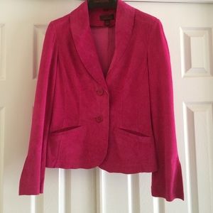 Daniel suede pink blazer size small