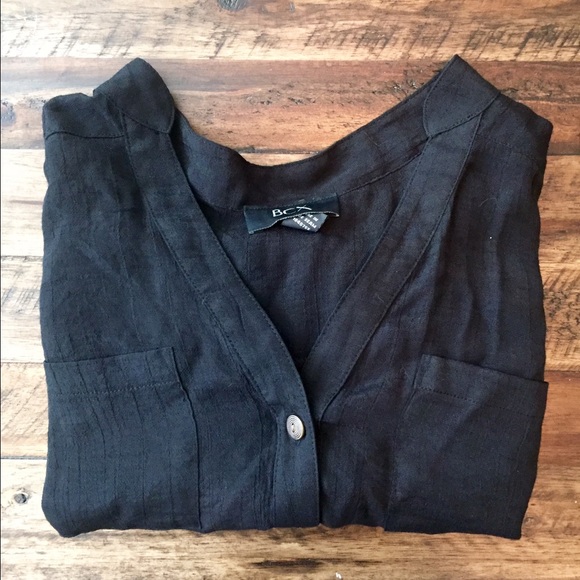 🚫SOLD🚫 Sheer Black Tunic Top - Picture 2 of 3