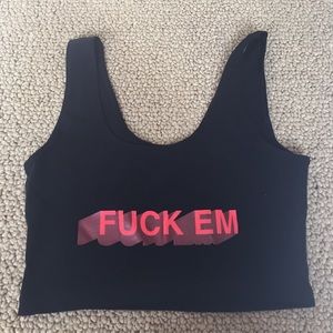 American Apparel crop top- selling cheaper on M