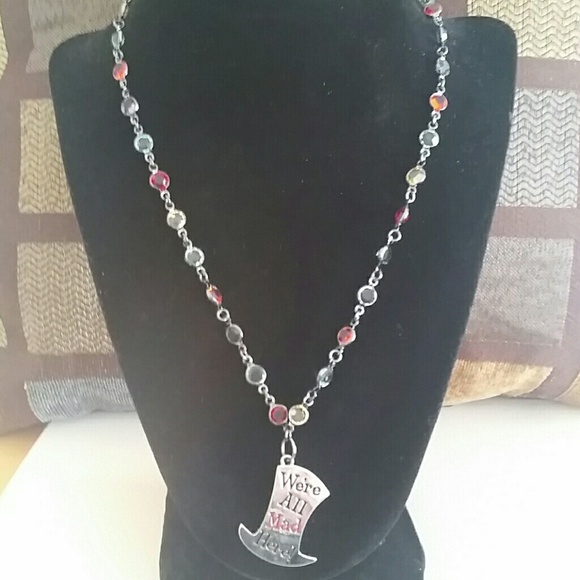 OSW Jewelry - SALE!! We're all mad here! Jeweled necklace.