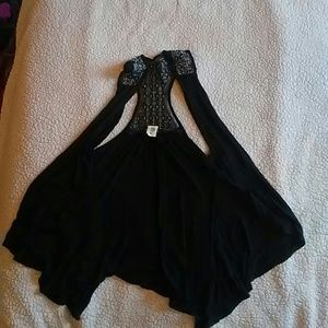 Black Vest w/ sequin beading.