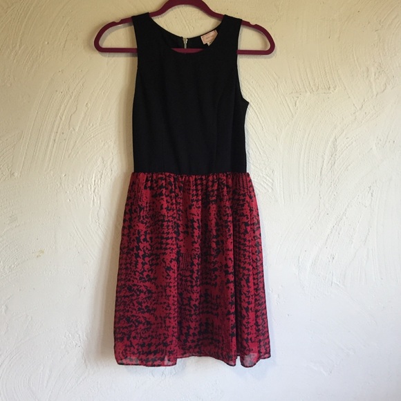 Cute black and red cocktail dress