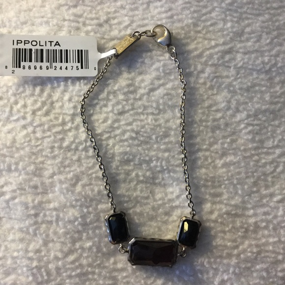 NWT Ippolita Silver 3-Stone Wonderland Bracelet