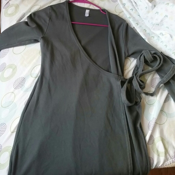American Apparel wrap dress