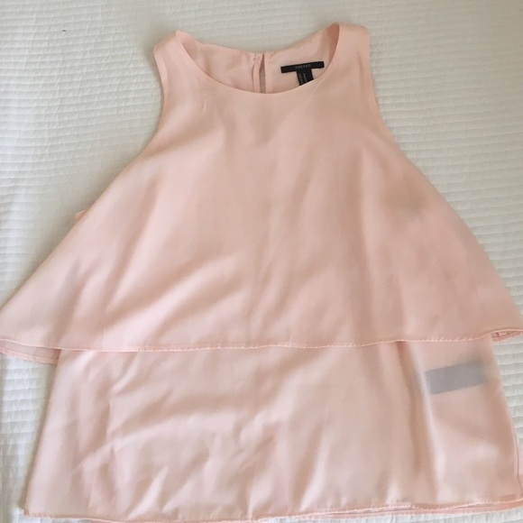 PEACH sheer top