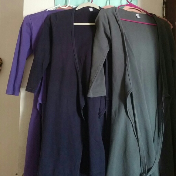 Navy wrap dress
