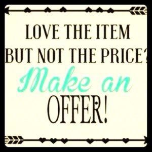 Let's negotiate,lets  play the price is right!😉✌️