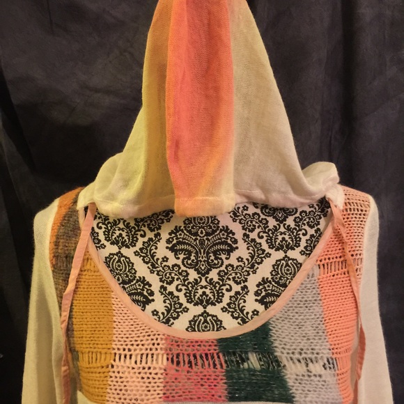 Free People Knit Hoodie Small - Picture 3 of 4