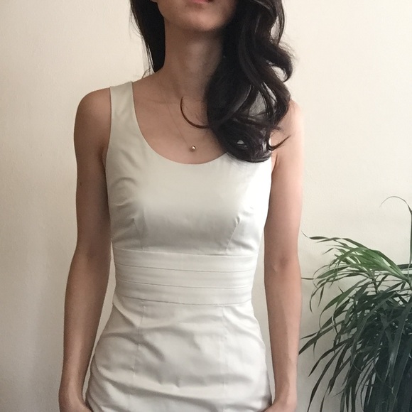 Khaki Tailor-Fit Suit Dress