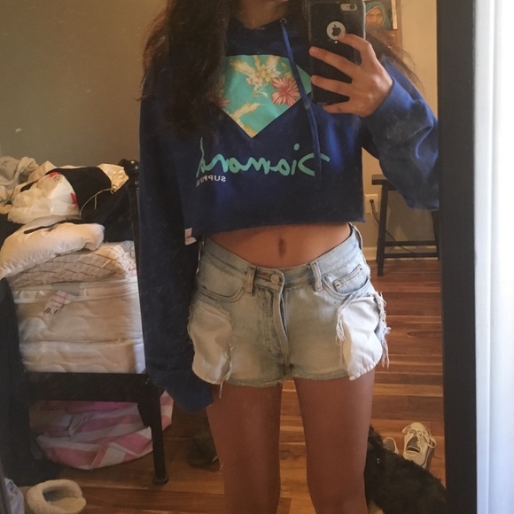 Diamond Supply co. Crop Top Sweatshirt