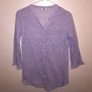 Uniqlo floral shirt