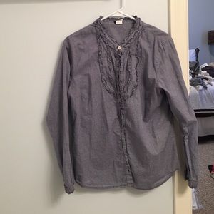 J. Crew Ruffle popover
