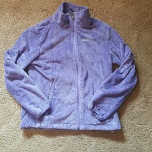 Lilac fuzzy jacket