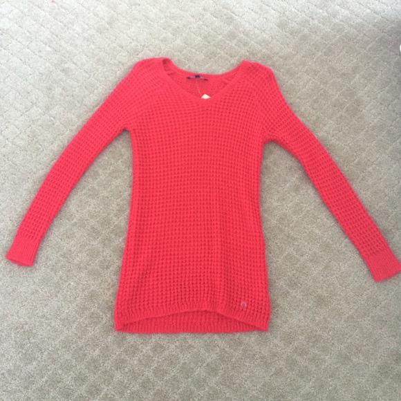 Comfy red sweater!
