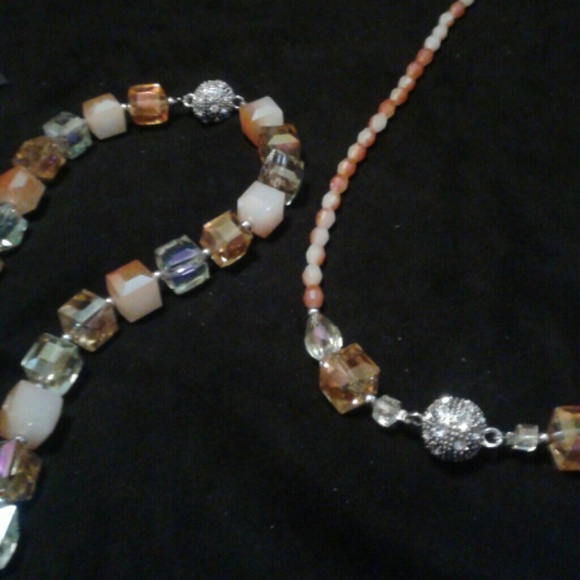 Foursquare necklace Amber Magnetic Park Lane - Picture 4 of 4