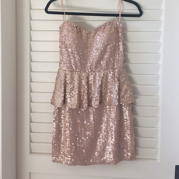 BCBG peplum dress