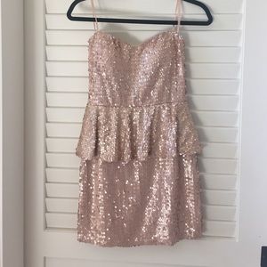 BCBG peplum dress