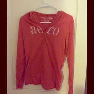 Long sleeve Aeropostale t-shirt w/ hood
