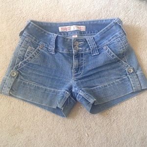 Mossimo low rise jean shorts