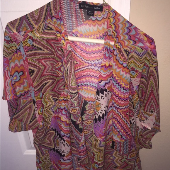 Hippie colorful cover up