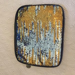 Mermaid color changing sequin laptop case