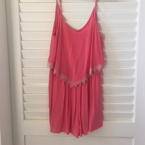 Coral Romper