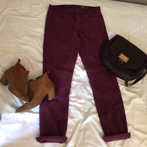 Jcrew matchstick corduroy pants