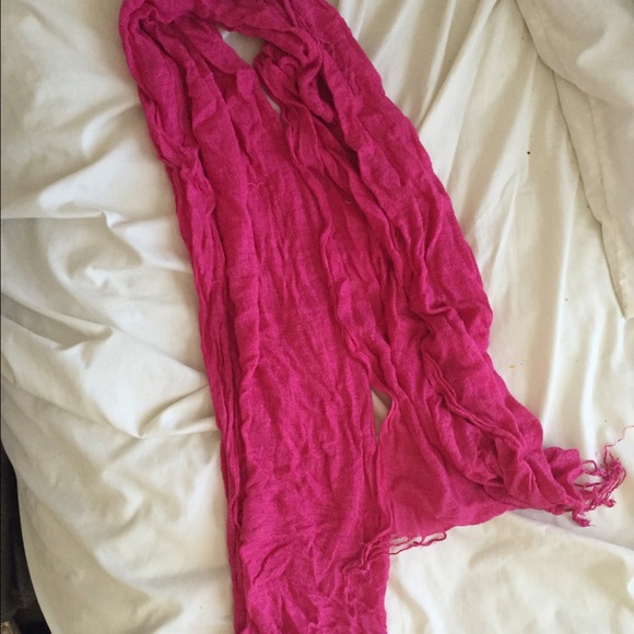 Pink scarf